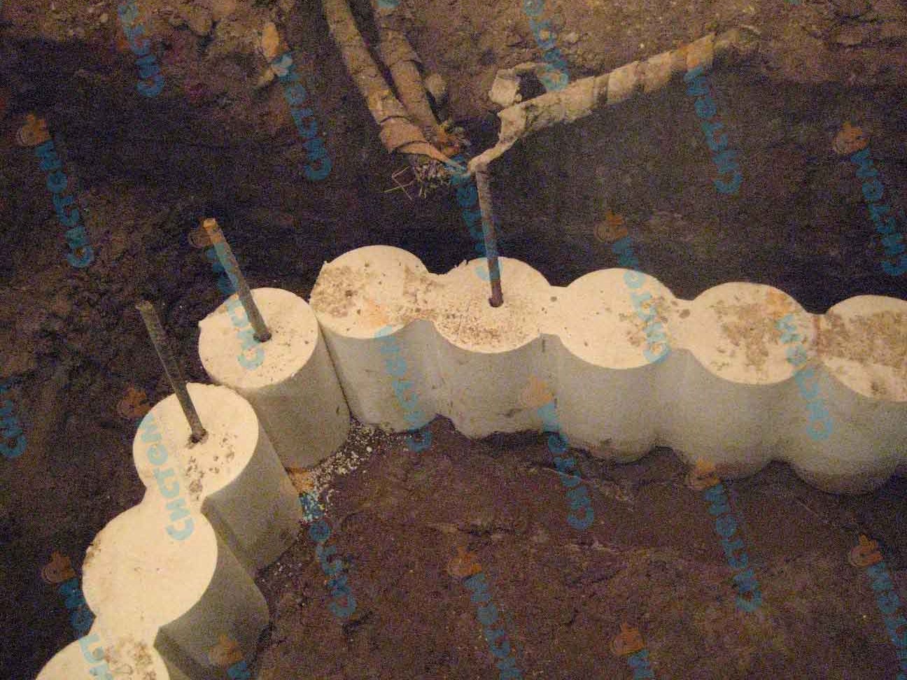 Пенопластовые блоки форшахт Пенопластовые блоки форшахт